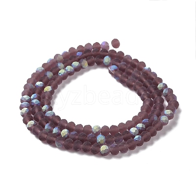 Transparent Glass Beads Strands EGLA-A034-T4mm-MB13-1