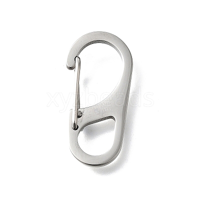 304 Stainless Steel Keychain Clasps STAS-U051-02A-P-1