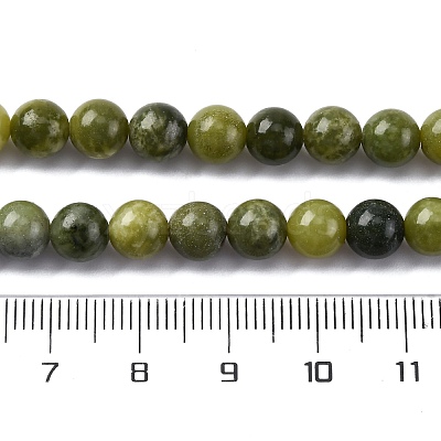 Natural Canada Jade Beads Strands G-NH0029-02C-1
