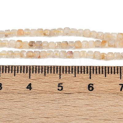Heated Natural Citrine Beads Strands G-RM241221-K23-1