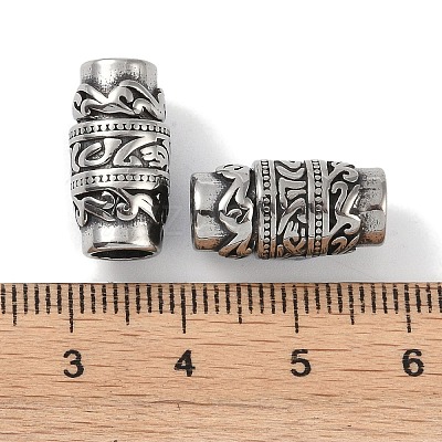 Tibetan Style 316 Surgical Stainless Steel Magnetic Clasps Hand Polished STAS-P362-12B-AS-1
