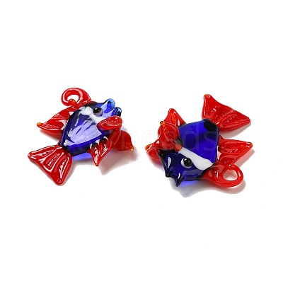 Handmade Lampwork Pendants LAMP-G162-01E-1