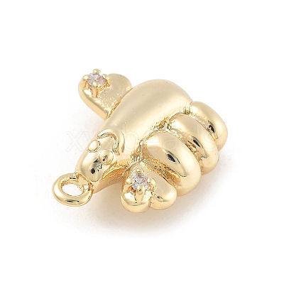 Brass Micro Pave Cubic Zirconia Pendants LS-KK-D283-20G-1