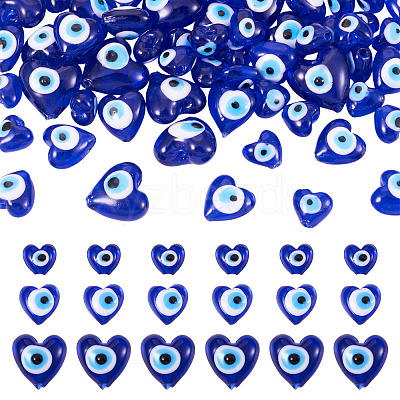 60Pcs Handmade Lampwork Beads LAMP-PJ0001-05-1