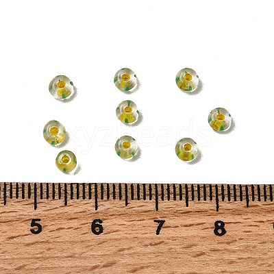 Transparent Stripe Glass Seed Beads LS-GLAA-NH0001-06H-1