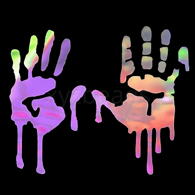 Car Decals- 1 Pcs Hand Car Hood Sticker ST-F711-1-1