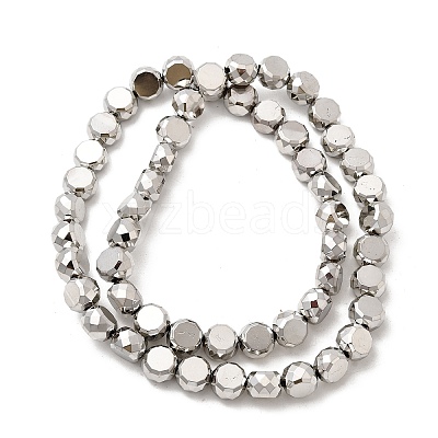 Electroplate Glass Beads Strands EGLA-F166-04B-P-1