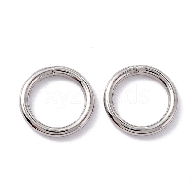 Non-Tarnish 304 Stainless Steel Open Jump Rings STAS-C040-01F-P-1