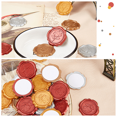 Adhesive Wax Seal Stickers DIY-WH0201-02D-1