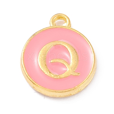 Golden Plated Alloy Enamel Charms X-ENAM-Q437-14Q-1