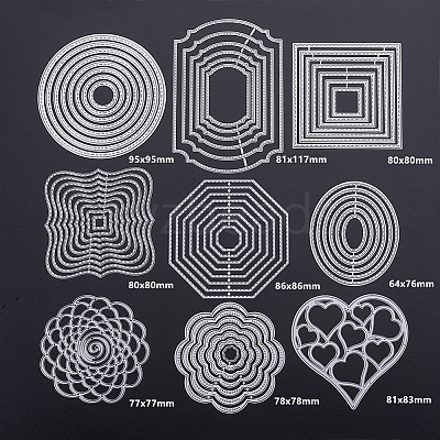 Frame Metal Cutting Dies Stencils DIY-BC0010-39-1
