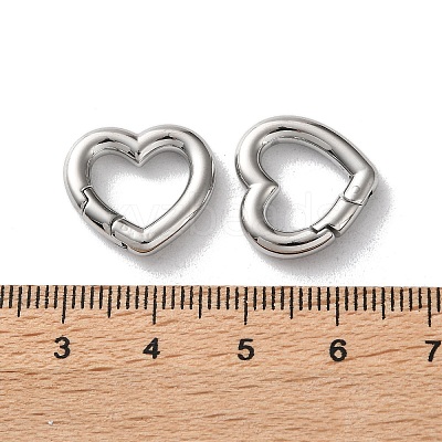 304 Stainless Steel Spring Gate Clasps X-STAS-A193-03P-1