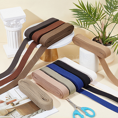 40 Yards 10 Colors Polycotton Ribbon OCOR-NB0002-54-1