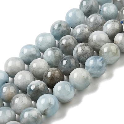 Natural Aquamarine Beads Strands LS-G-I349-A01-01F-1