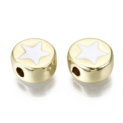 Alloy Enamel Beads ENAM-S122-031-RS-1