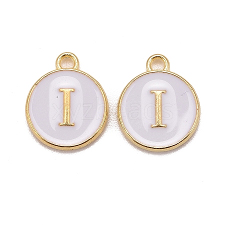 Golden Plated Alloy Charms LS-ENAM-S118-01I-1