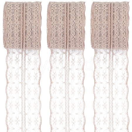 3 Rolls Guipure Non-Stretch Lace Trim OCOR-GF0004-52A-1