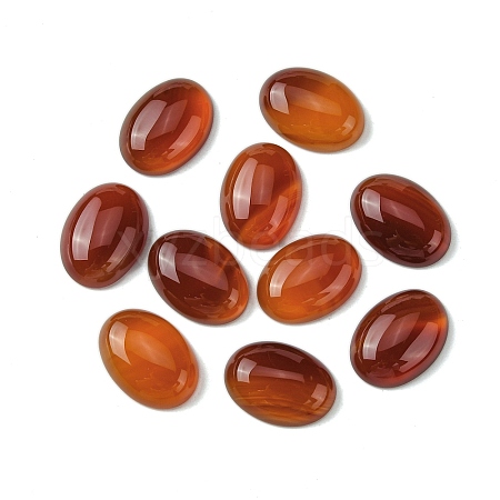 Natural Red Agate Cabochons G-L601-03A-01-1