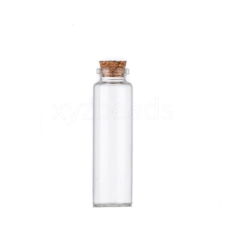 Glass Empty Wishing Bottle PW-WG17389-08-1