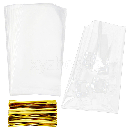 100Pcs OPP Plastic Bags OPP-SP0001-04B-1