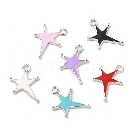 Alloy Enamel Pendants PALLOY-I217-11P-1