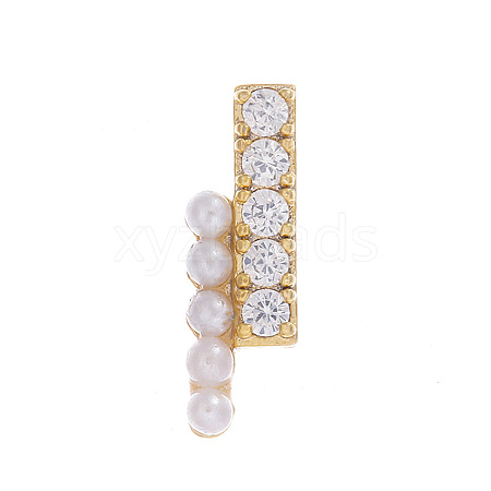 ABS Plastic Imitation Pearl Cabochons MRMJ-N022-003-1