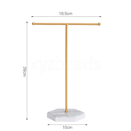 T Shaped Iron Earring Display Stand CON-PW0001-145A-1