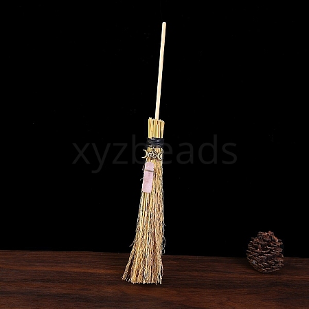 Straw Mini Witch Broom PW-WG1B288-06-1