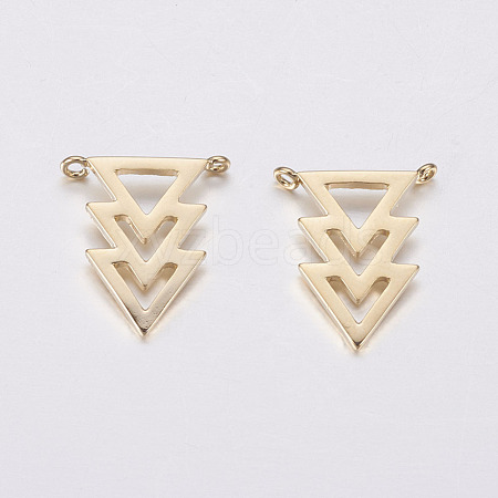 Long-Lasting Plated Brass Charms KK-F741-26G-1