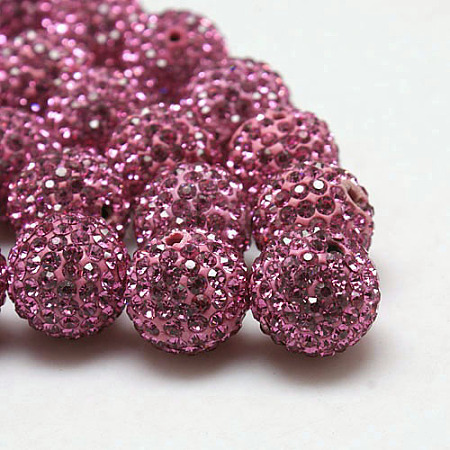 Pave Disco Ball Beads RB-Q195-10mm-209-1