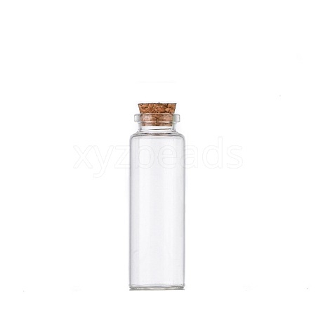 Glass Empty Wishing Bottle PW-WG17389-07-1