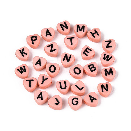 Opaque Acrylic Enamel Beads X-MACR-S273-37C-1