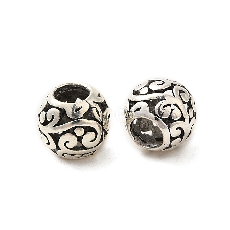 Tibetan Style Alloy European Beads FIND-Z063-13AS-1