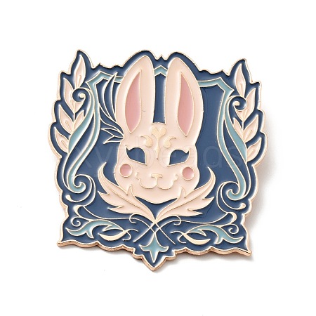 Rabbit Enamel Pin JEWB-G014-H04-1