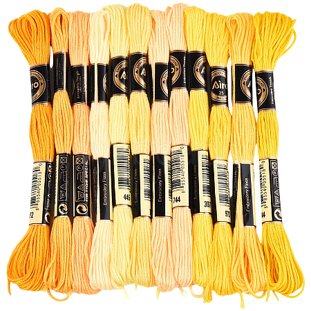 6-Ply Polyester Embroidery Floss OCOR-WH20074-01A-05-1