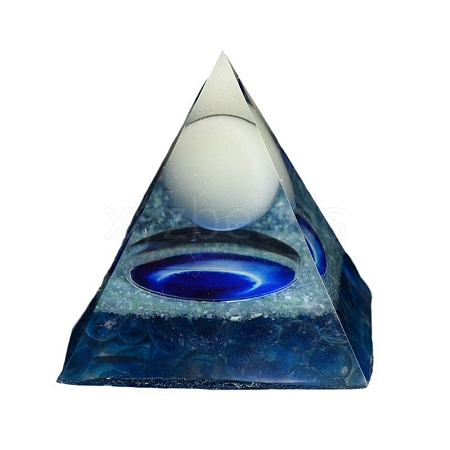 Orgonite Pyramid Resin Display Decorations PW-WG3EE4F-01-1