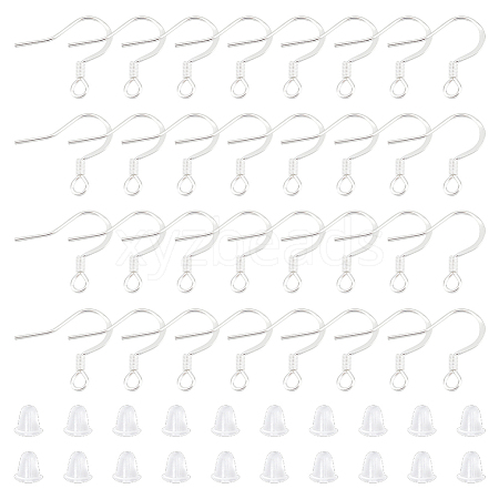 Unicraftale 100Pcs 304 Stainless Steel Earring Hooks STAS-UN0055-13-1