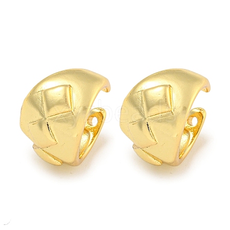 Brass Cuff Earrings EJEW-C104-114G-1