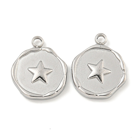 Non-Tarnish 304 Stainless Steel Pendants STAS-A099-07P-1