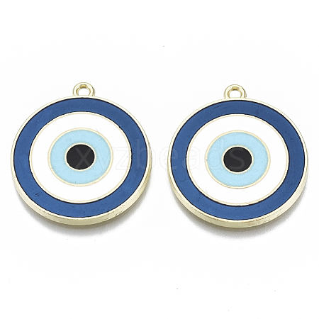 Alloy Enamel Pendants ENAM-N050-05B-1