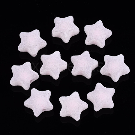 Flocky Acrylic Beads MACR-S275-25B-07-1