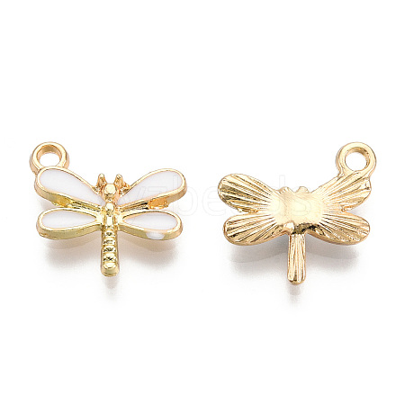 Light Gold Plated Alloy Charms ENAM-T009-02F-1