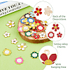 32Pcs 16 Styles Alloy Enamel Pendants ENAM-FH0001-66-7