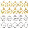 Unicraftale 60PCS 2Colors Rack Plating Alloy Charms FIND-UN0002-59-1