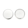 304 Stainless Steel Plain Edge Bezel Cups STAS-E460-10S-12MM-1