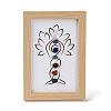 Yoga Tree Gemstone Chakra Picture Frame Stand DJEW-F021-08-1