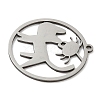201 Stainless Steel Pendants LS-STAS-G366-02P-07-2