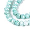 Anti-Tarnish Electroplate Glass Beads Strands GLAA-T025-8mm-19G-3