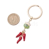 Porcelain & Alloy Enamel Keychain KEYC-JKC01156-5