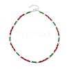 MIYUKI Round Rocailles Beaded  Necklaces NJEW-TA00160-4